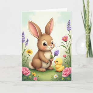 Frühlingsfreunde Süße Geschenkkarte Karte