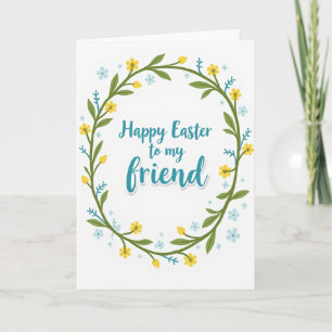 Frühlingsfreundschaftskarte mit Blumenmotiv Karte