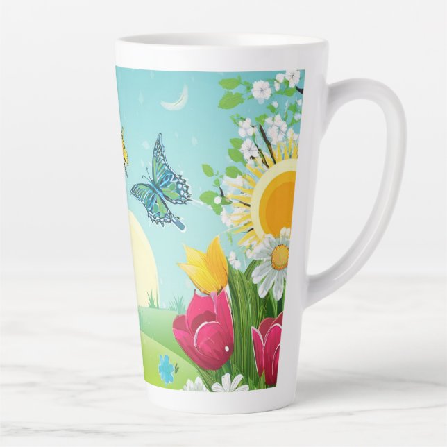 Frühlingsgarten3 Milchtasse (Rechts)