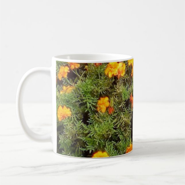 Frühlingsgarten Blume Kaffeetasse (Links)