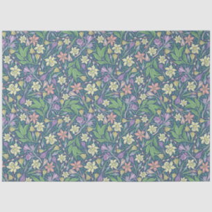 Frühlingsgarten Muttertags-Narzissen Krokusse Seidenpapier