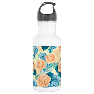 Frühlingsgarten Wasserfarbe Edelstahlflasche