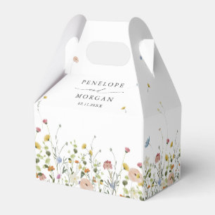 Frühlingsgarten Wildblume Blumengarten Minimalisti Geschenkschachtel