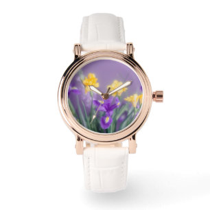Frühlingsgarten Wispernde Blüten Armbanduhr