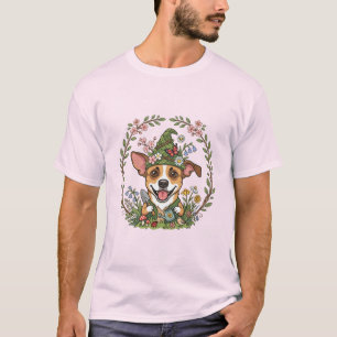 Frühlingsgarten-Zwerg-Hund T-Shirt