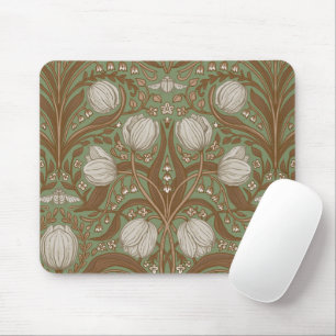 Frühlingsgartenblumen auf Salbei Mousepad