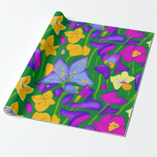 Frühlingsgerüste Geschenkpapier