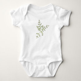 Frühlingsgrün baby strampler