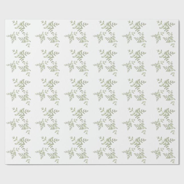 Frühlingsgrün  geschenkpapier (Flach)