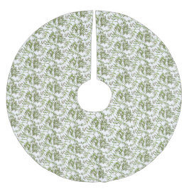 Frühlingsgrün polyester weihnachtsbaumdecke