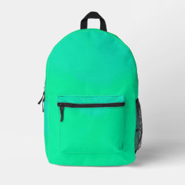 Frühlingsgrün-Verlauf Bedruckter Rucksack