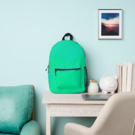 Frühlingsgrün-Verlauf Bedruckter Rucksack