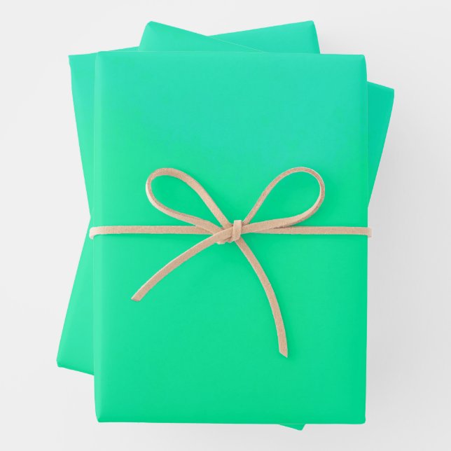 Frühlingsgrün-Verlauf Geschenkpapier Set (Beispiel)