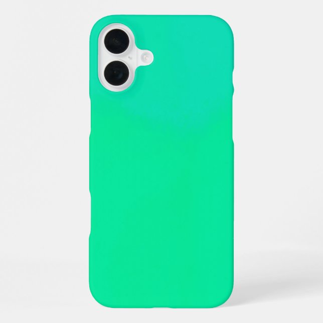 Frühlingsgrün-Verlauf iPhone 16 Plus Hülle (Rückseite)