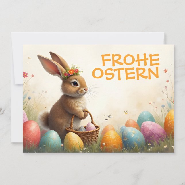 Frühlingsgrüß vom Osterhasen (Vorderseite)