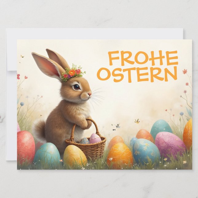 Frühlingsgrüß vom Osterhasen (Vorderseite)
