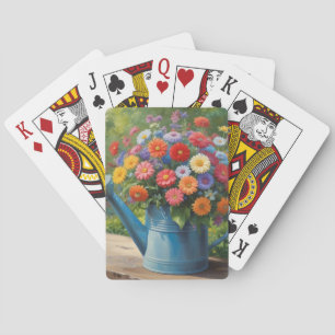 Frühlingshafte Blume im Wasser Wassersportzentrum Spielkarten