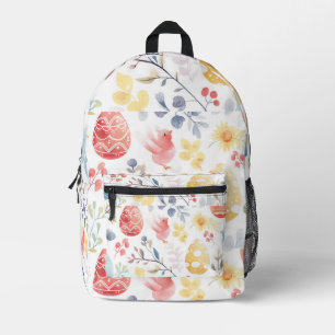 Frühlingshafte Pastell Dekorative Eier Osterdekora Bedruckter Rucksack