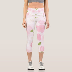 Frühlingshafte Streusel überall Capri Leggings