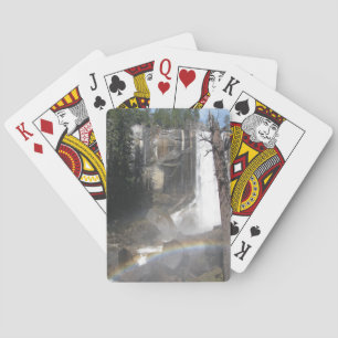 Frühlingshafter Fall-Regenbogen - Yosemite Spielkarten