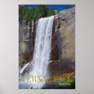 FRÜHLINGSHAFTER FALL, Yosemite Nationalpark… Poster