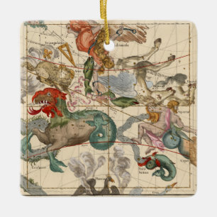 Frühlingshaftes Äquinoktikum Keramikornament