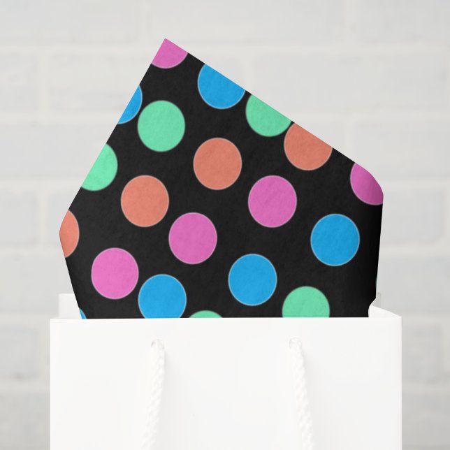 Frühlingshai auf schwarz seidenpapier (Geschenk Tasche)