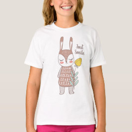 Frühlingshase mit gelber Blume, Adorable T-Shirt