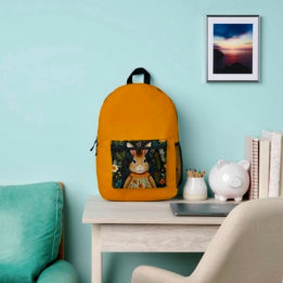 Frühlingshasen-Magie Bedruckter Rucksack
