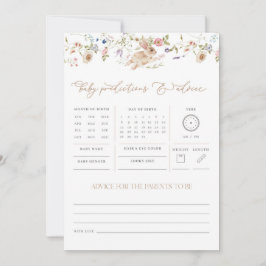 Frühlingshasen Vorhersagen Ratschläge Baby Dusche 