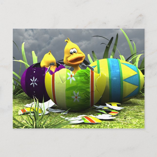 Frühlingshatter Postkarte (Vorderseite)