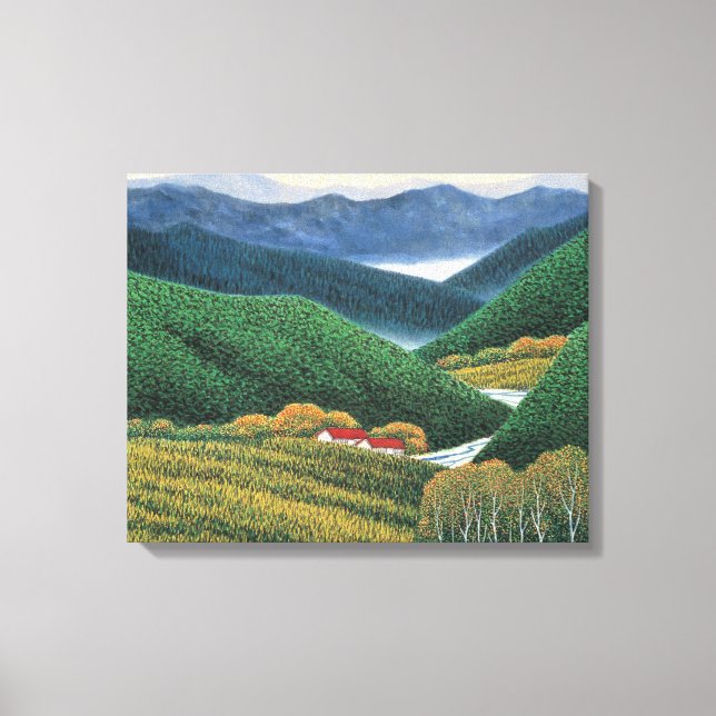 Frühlingshirge Leinwanddruck (Vorderseite)