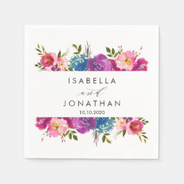 Frühlingshitz | Blume Rahmen Hochzeit Custom Serviette