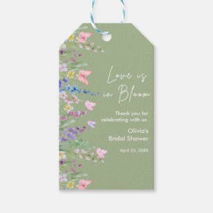 Frühlingshochzeit Brautparty - Floral Spring Love Geschenkanhänger