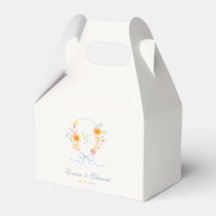 Frühlingshochzeit Florales Wappen Monogramm