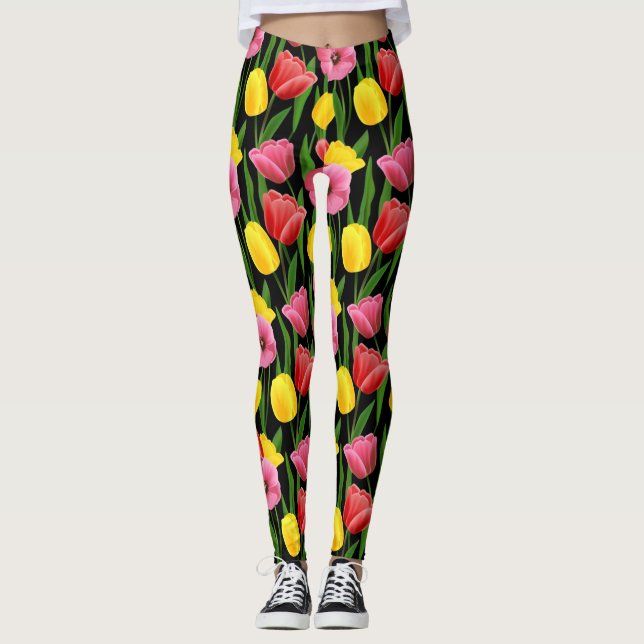 Frühlingshuppen Leggings (Vorderseite)