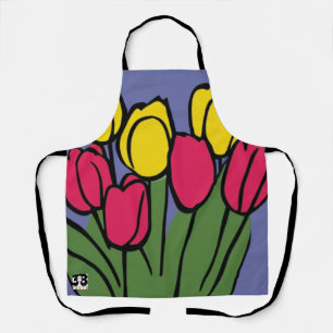 Frühlingshuppen Schürze