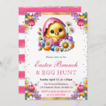 Frühlingsküken im Ei Ostern Brunch