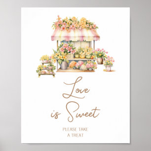 Frühlingsliebe in voller Blüte Brautparty Love is  Poster