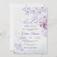 Frühlingslilac lila bläulich rosa Bridal Brunch