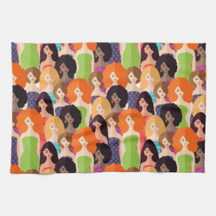 Frühlingsmädchen Geschirrtuch