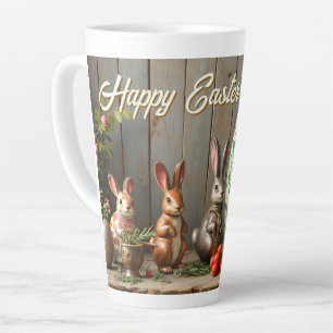 Frühlingsmagie mit Blüten und sonniges Glück Milchtasse