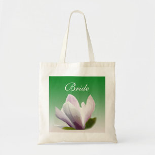 Frühlingsmagnolien-Blumenbraut Tragetasche