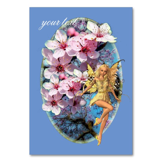 Frühlingsmärchen Tischnummer (Vorderseite)