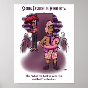 Frühlingsmode Poster