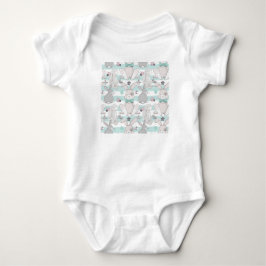 Frühlingsmuster Baby Strampler