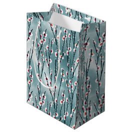 Frühlingsmuster Blossom Blumenmuster Mittlere Geschenktüte