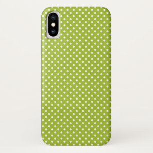 Frühlingsmuster mit weißen Punkten Case-Mate iPhone Hülle