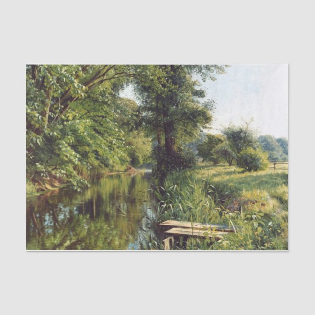 Frühlingsnachweis von Peder Mork Monsted Seidenpapier (Vorderseite)