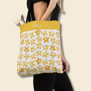 Frühlingsnarzissen-Muster Tasche